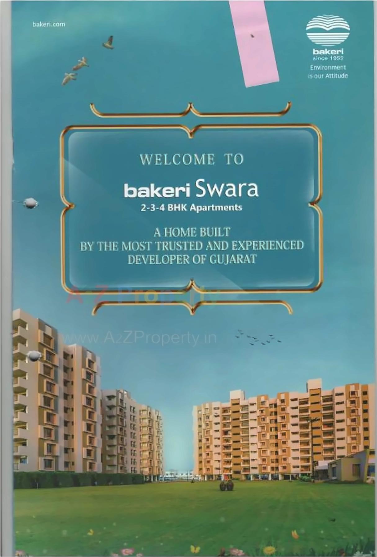 3D Elevation of real estate project Bakeri Swara located at Jambuva, Vadodara, Gujarat