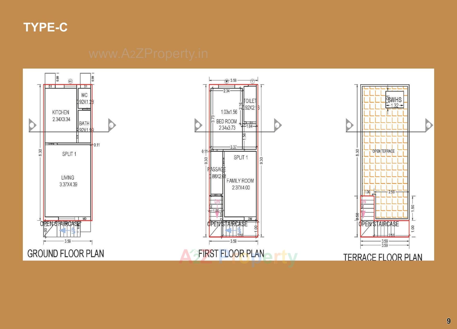 Layout of real estate project Balaji Nandan located at Waghodiya, Vadodara, Gujarat
