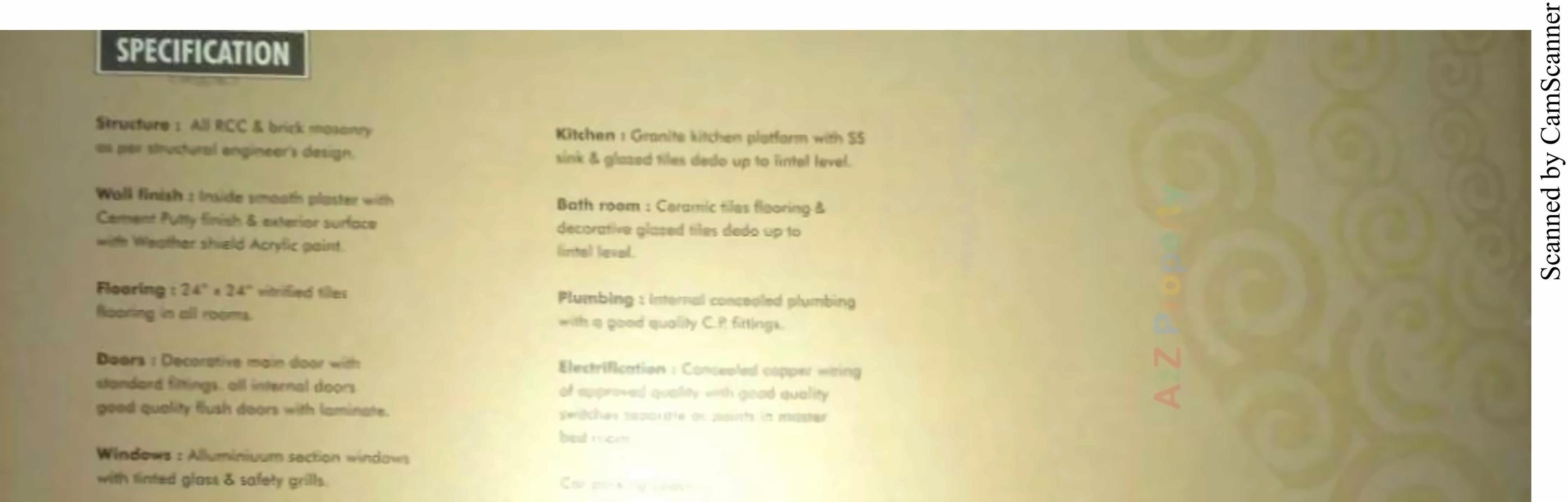 Project Specifications