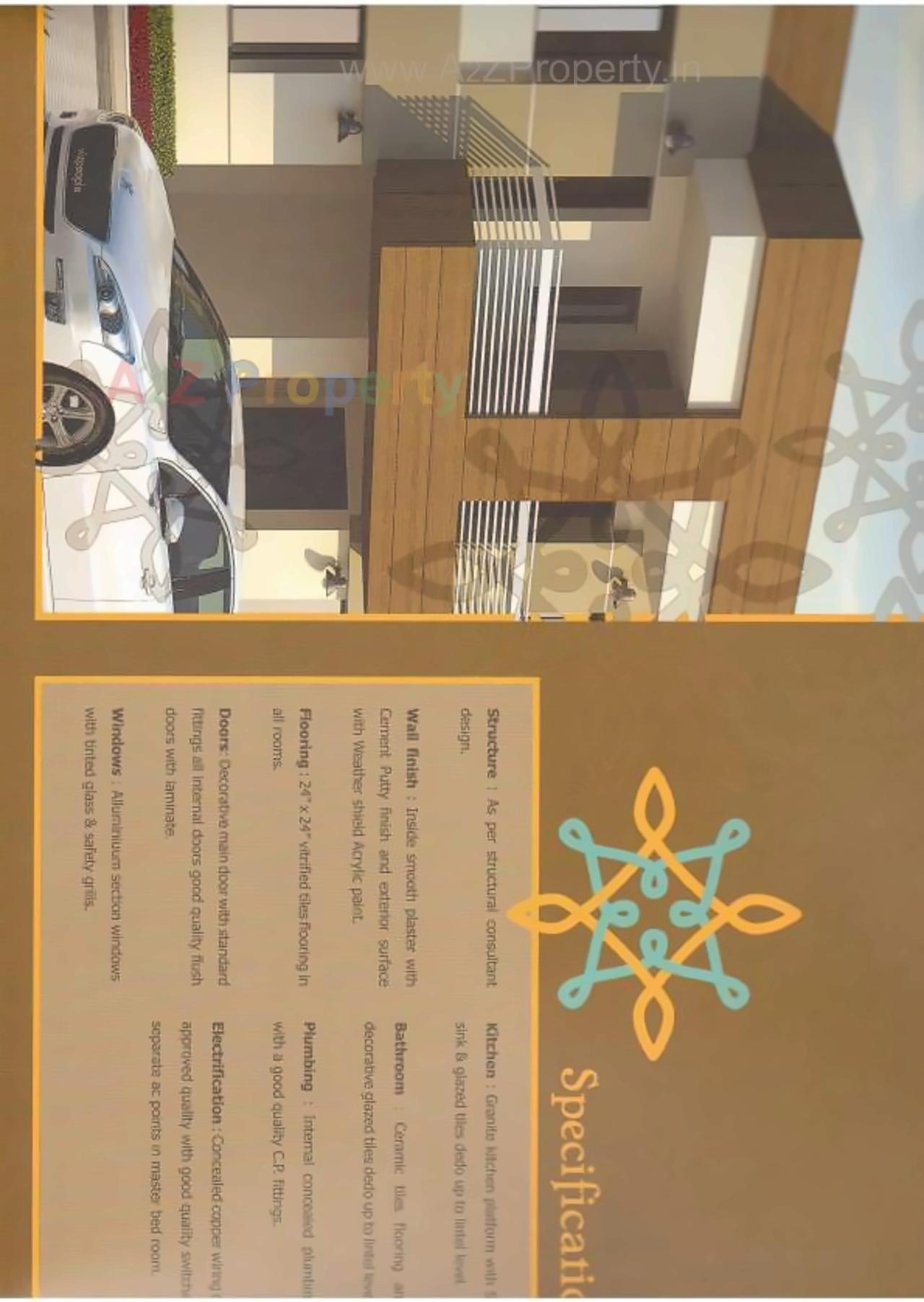  of real estate project Balaji Residency located at Tarsali, Vadodara, Gujarat