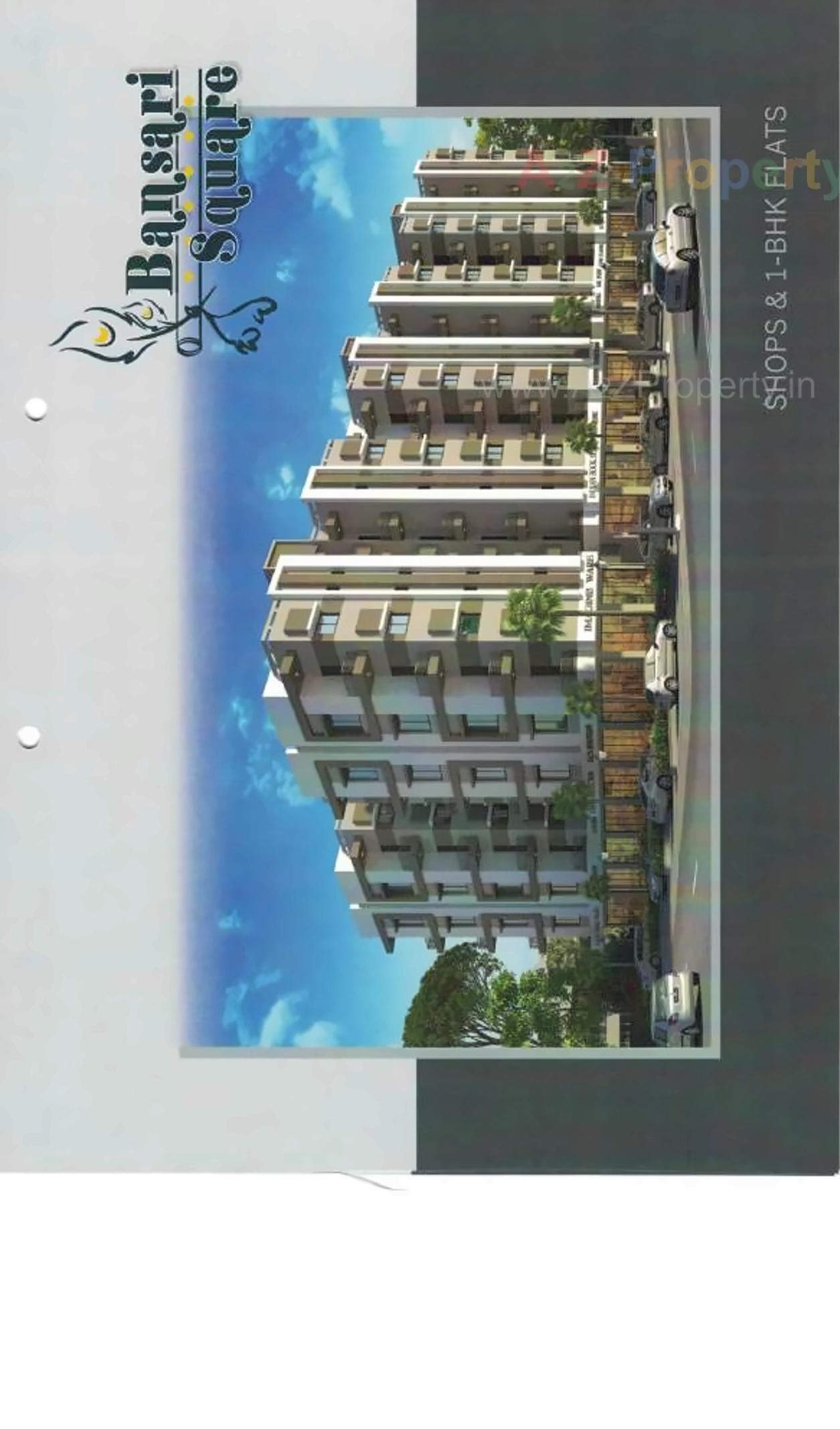 3D Elevation of real estate project Bansari Square located at Savad, Vadodara, Gujarat