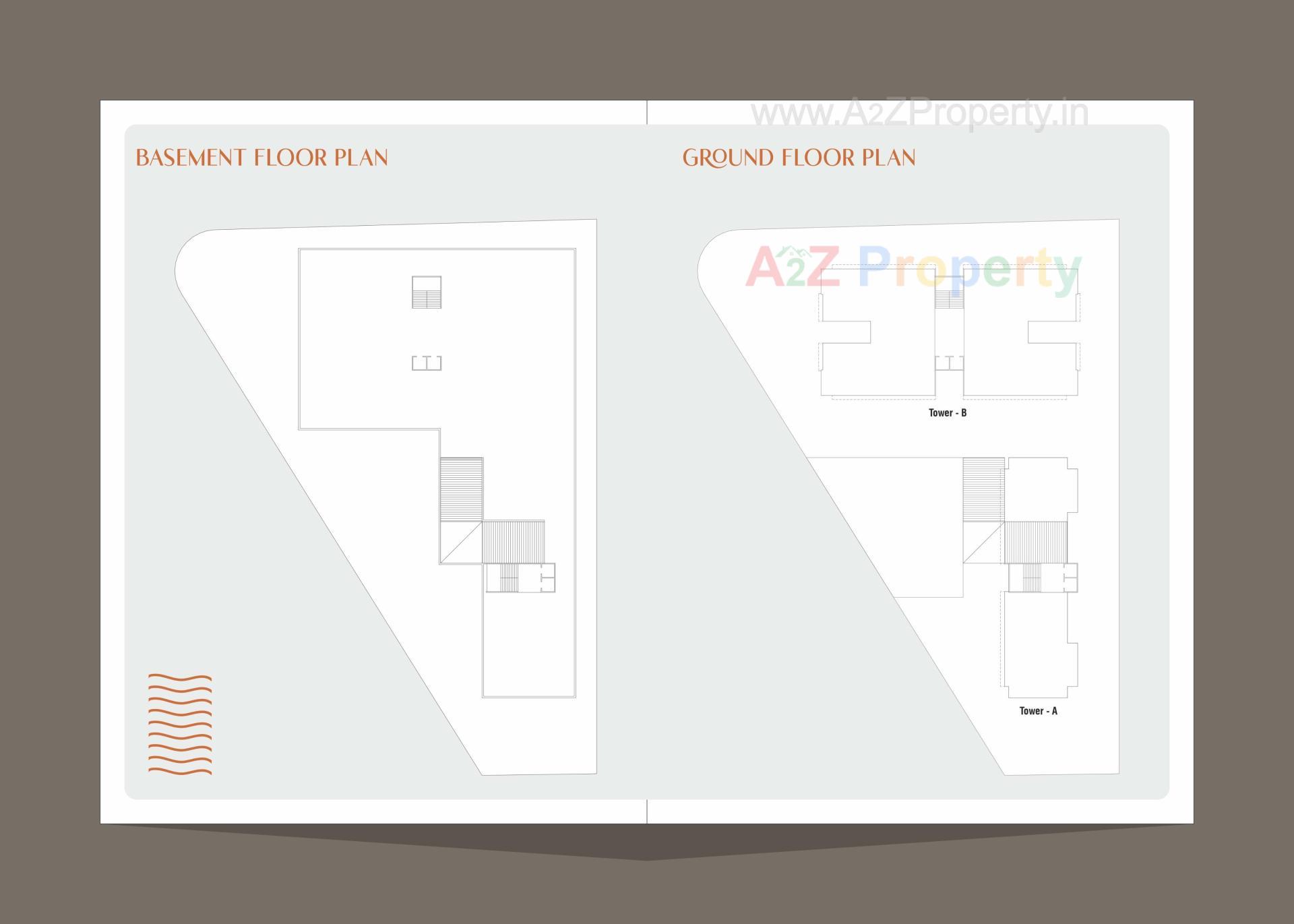 Layout of real estate project Belvista located at Gotri, Vadodara, Gujarat