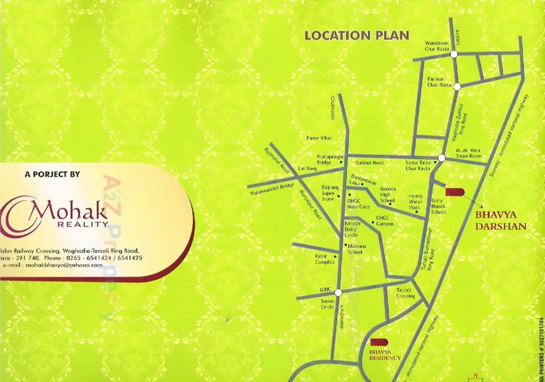  of real estate project Bhavya Darshan located at Tarsali, Vadodara, Gujarat