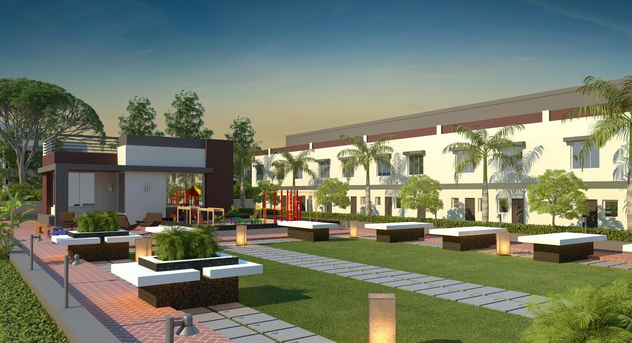 Club View of real estate project Bhumi Residency located at Maneja, Vadodara, Gujarat