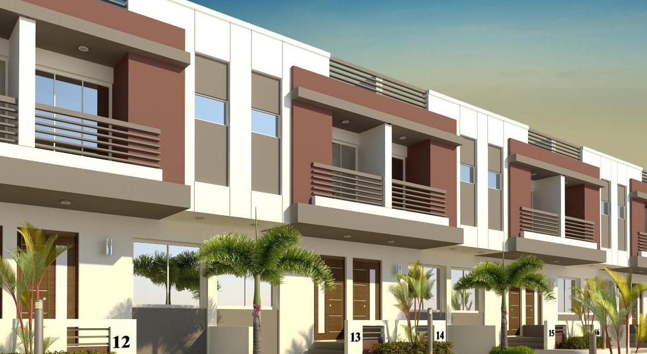 Front View of real estate project Bhumi Residency located at Maneja, Vadodara, Gujarat