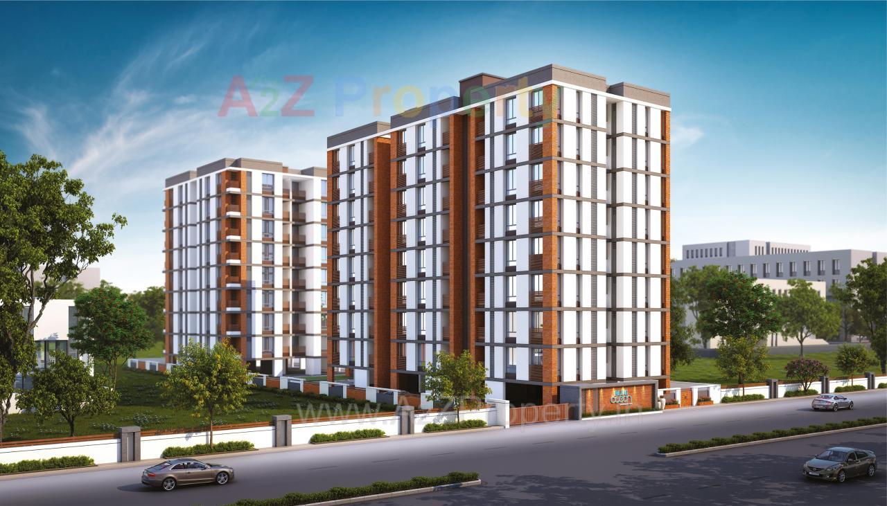 3D Elevation of real estate project Blue Ocean located at Harni, Vadodara, Gujarat