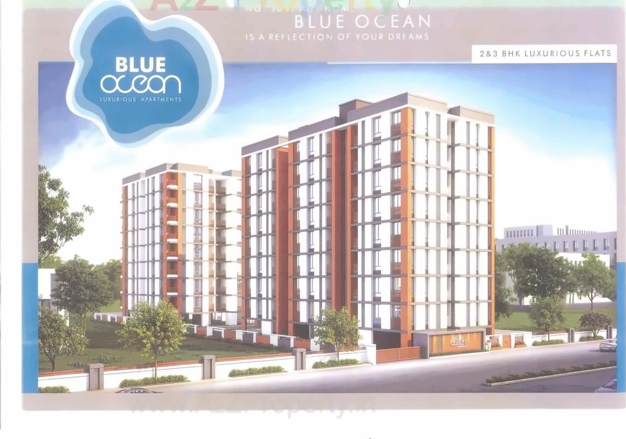 3D Elevation of real estate project Blue Ocean located at Harni, Vadodara, Gujarat