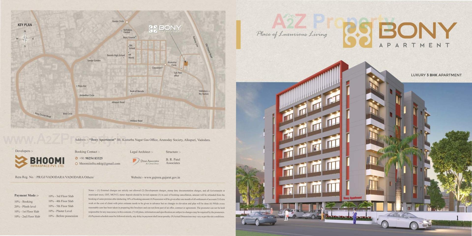  of real estate project Bony Apartment located at Kasba, Vadodara, Gujarat