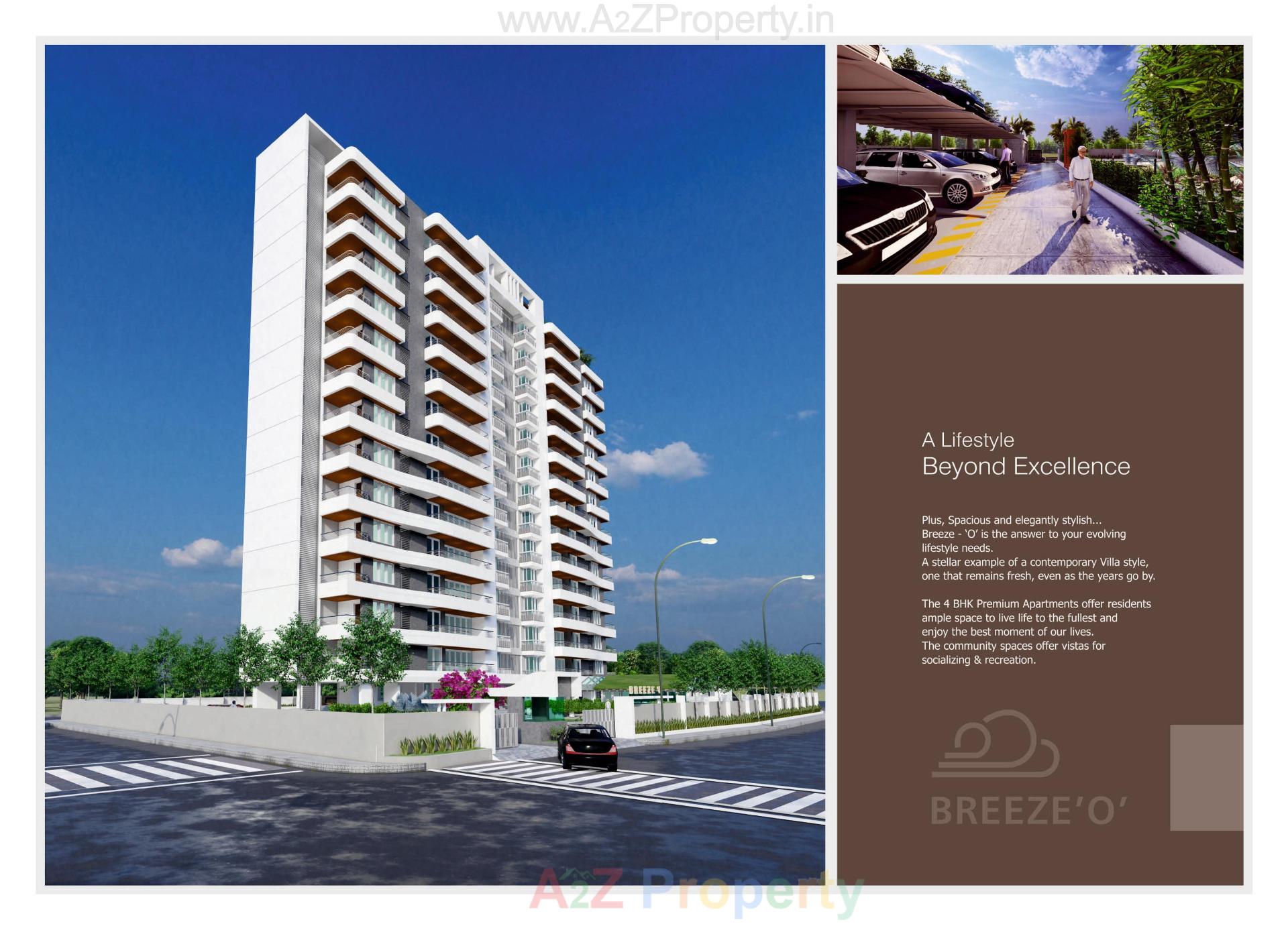 3D Elevation of real estate project Breeze O located at Talsat, Vadodara, Gujarat