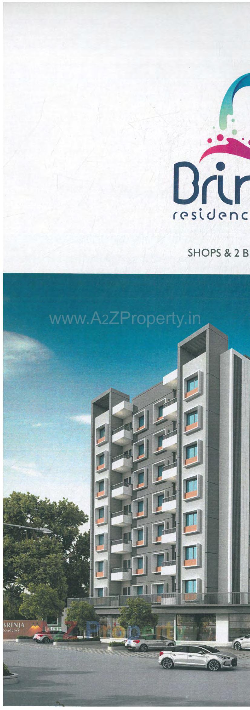 3D Elevation of real estate project Brinja Residency located at Chikhodra, Vadodara, Gujarat