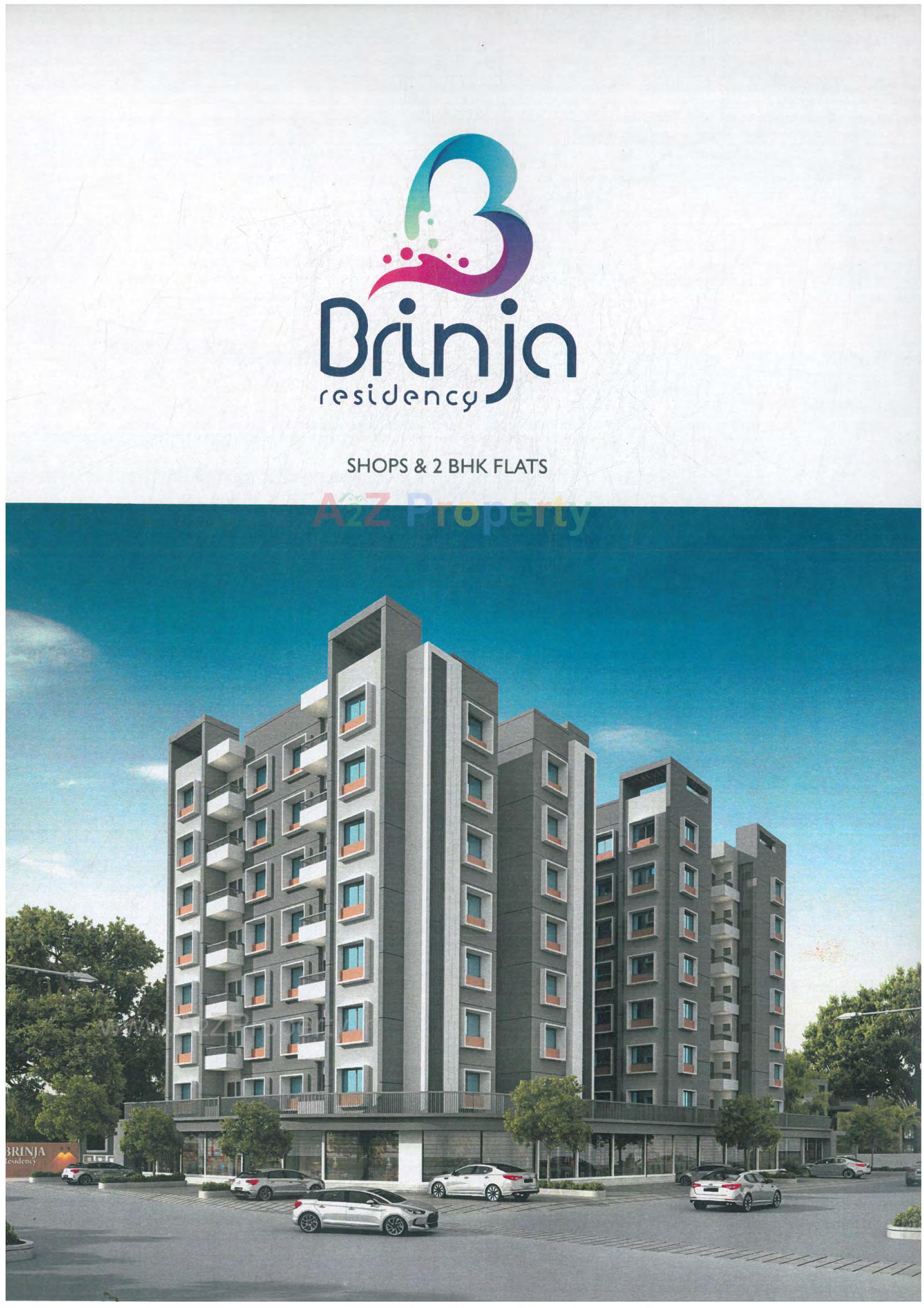 3D Elevation of real estate project Brinja Residency located at Chikhodra, Vadodara, Gujarat