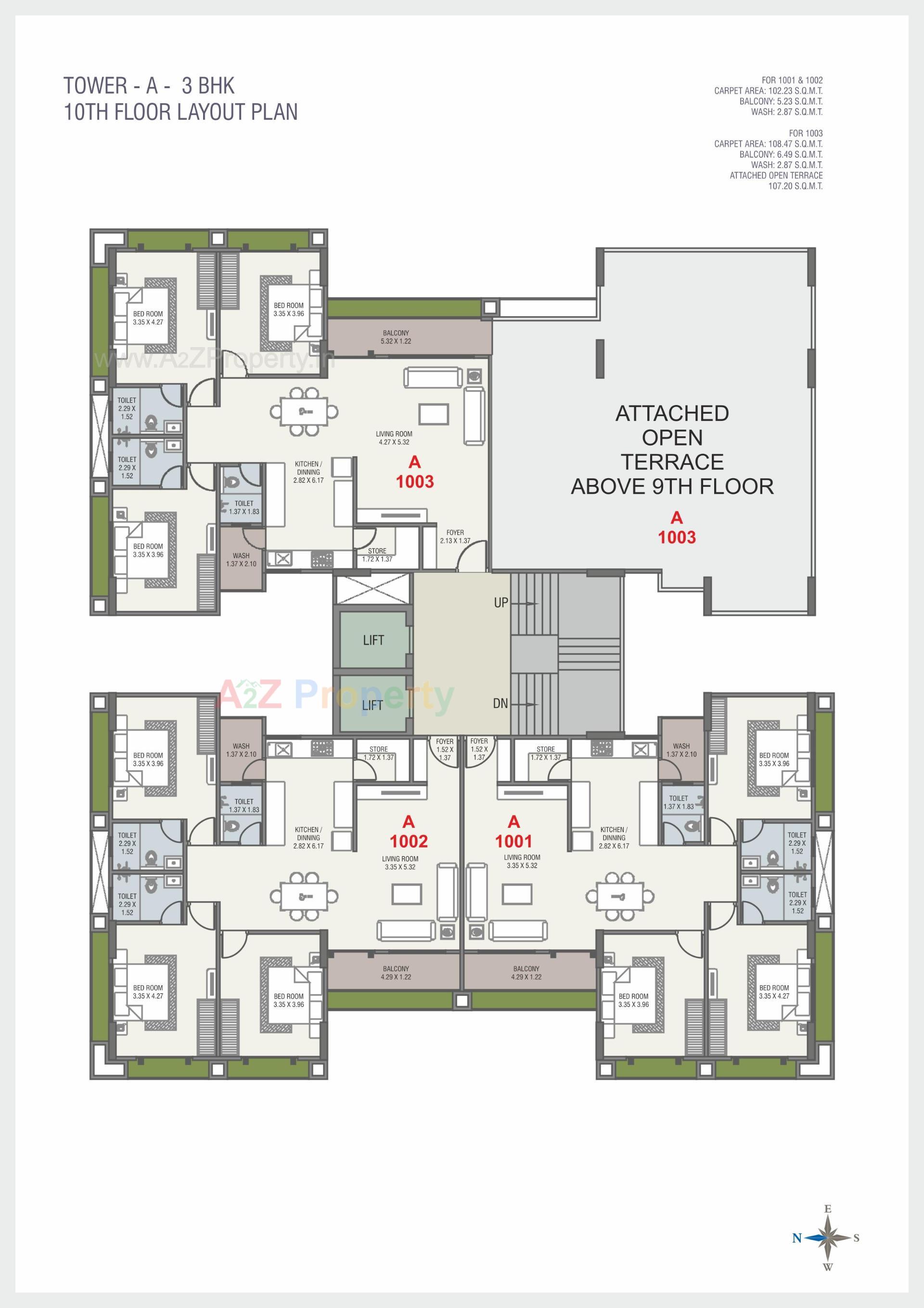 Layout of real estate project Broadway Alokya located at Bhayli, Vadodara, Gujarat