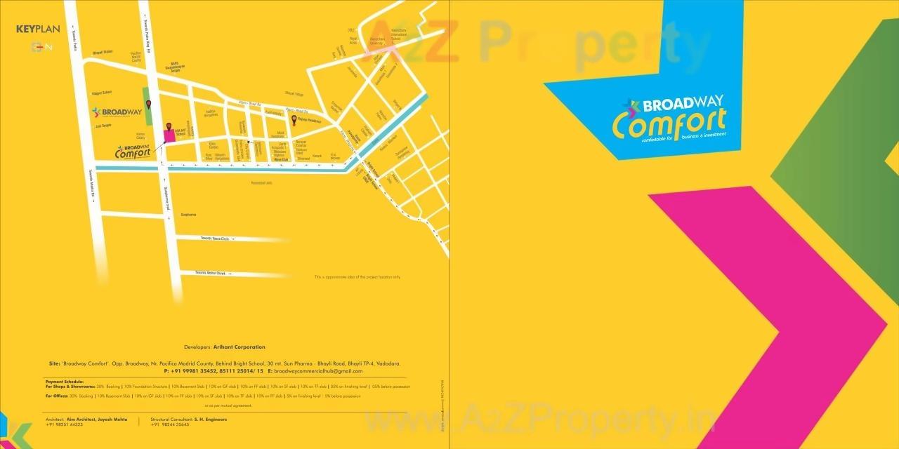  of real estate project Broadway Comfort located at Bhayli, Vadodara, Gujarat