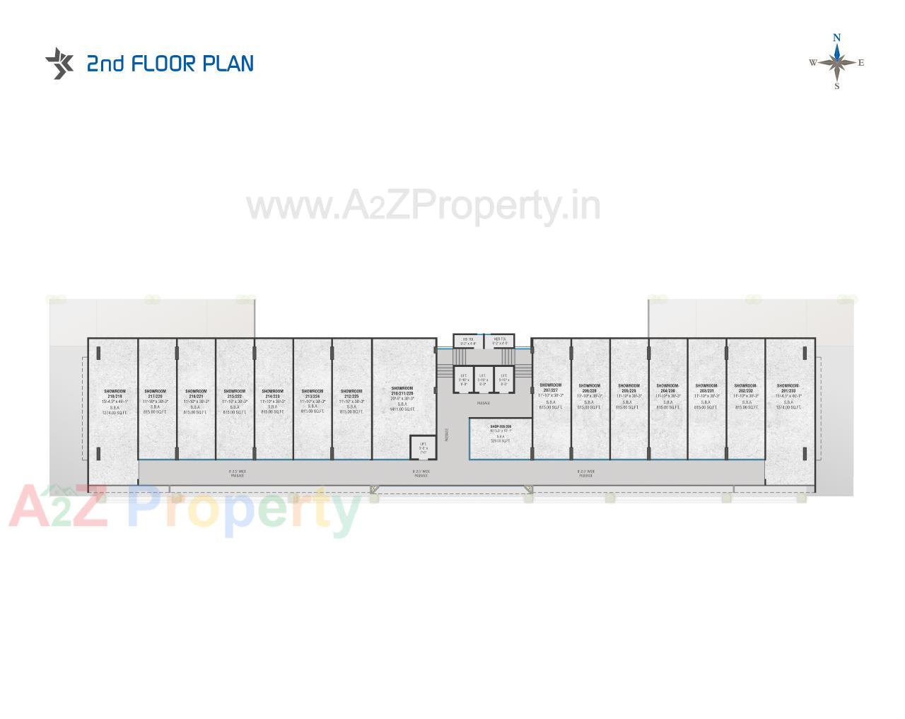 3D Elevation of real estate project Broadway Empire located at Gotri, Vadodara, Gujarat