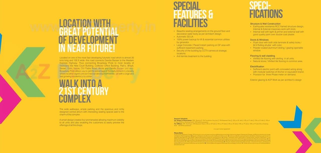  of real estate project Broadway Pride located at Sevasi, Vadodara, Gujarat