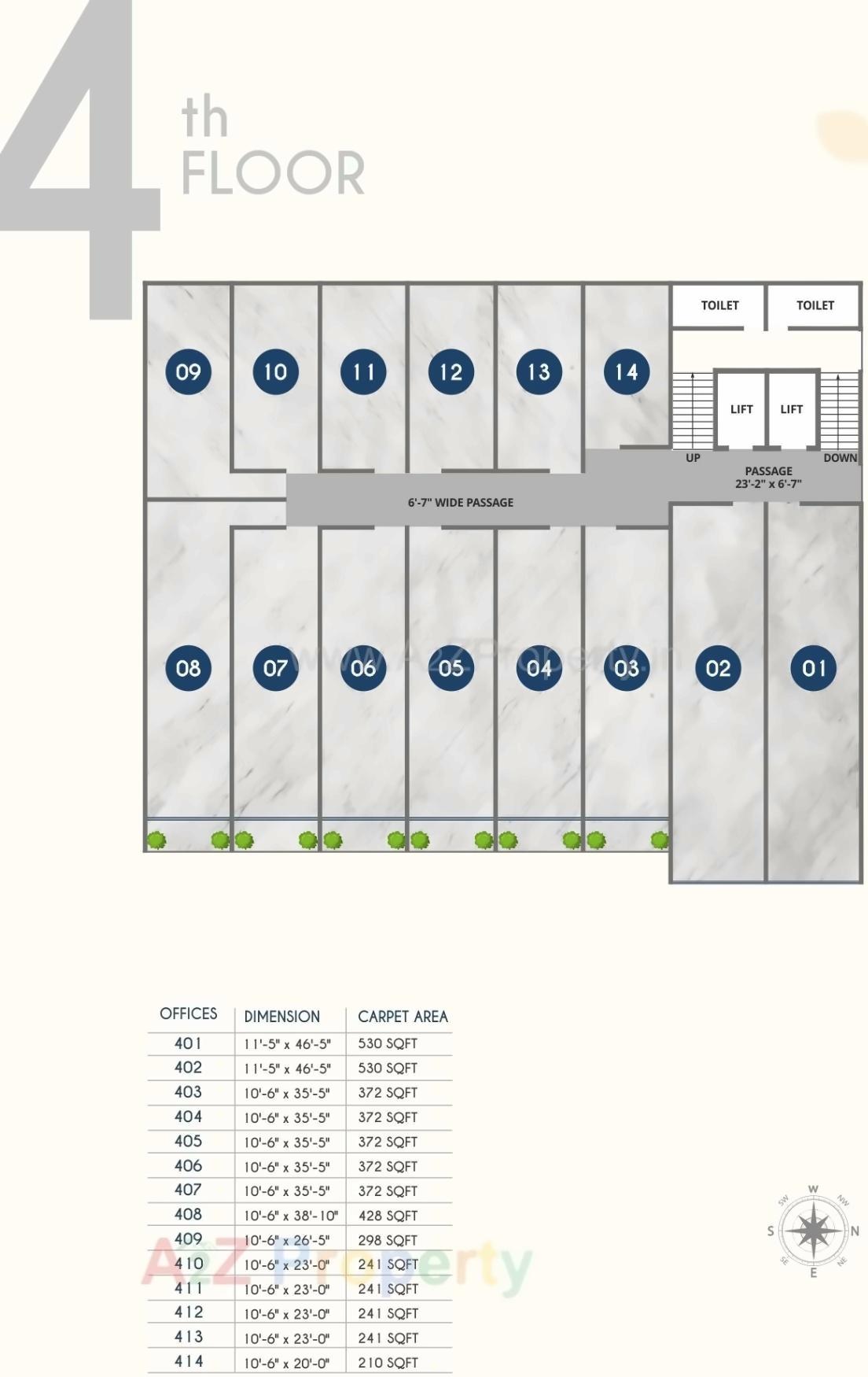 Layout of real estate project Brookfieldz 9 To located at Gorwa, Vadodara, Gujarat