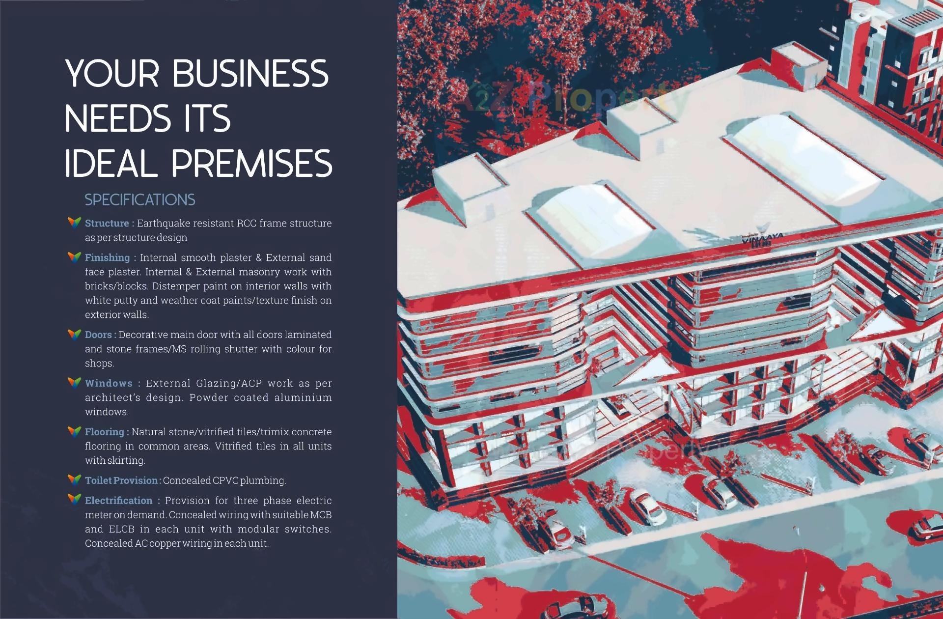  of real estate project Brookfieldz Vinaaya Hub located at Manjalpur, Vadodara, Gujarat