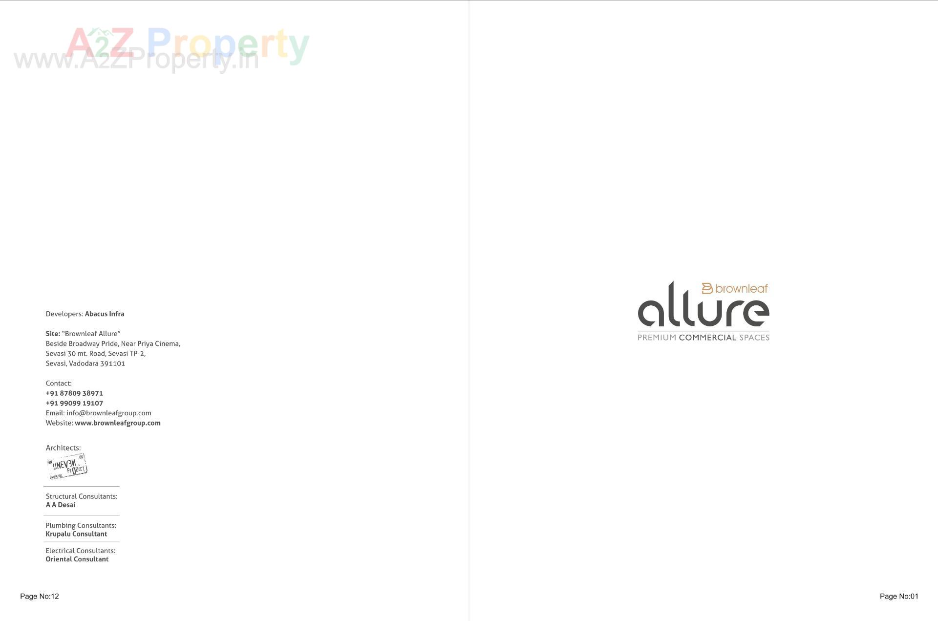  of real estate project Brownleaf Allure located at Sevasi, Vadodara, Gujarat