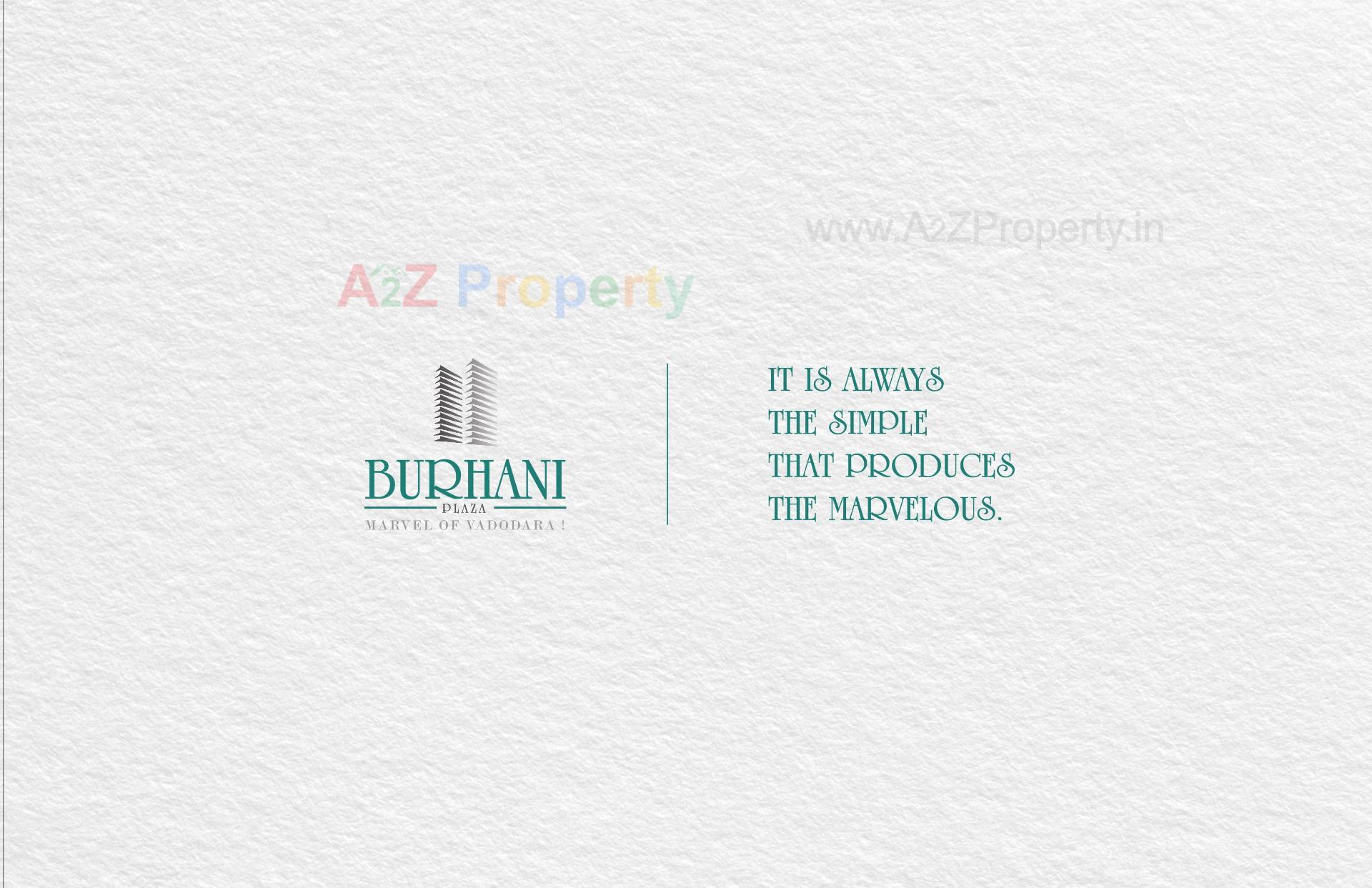  of real estate project Burhani Plaza located at Sayajipura, Vadodara, Gujarat