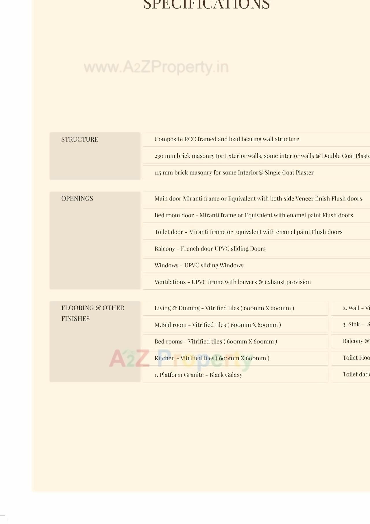 Project Specifications