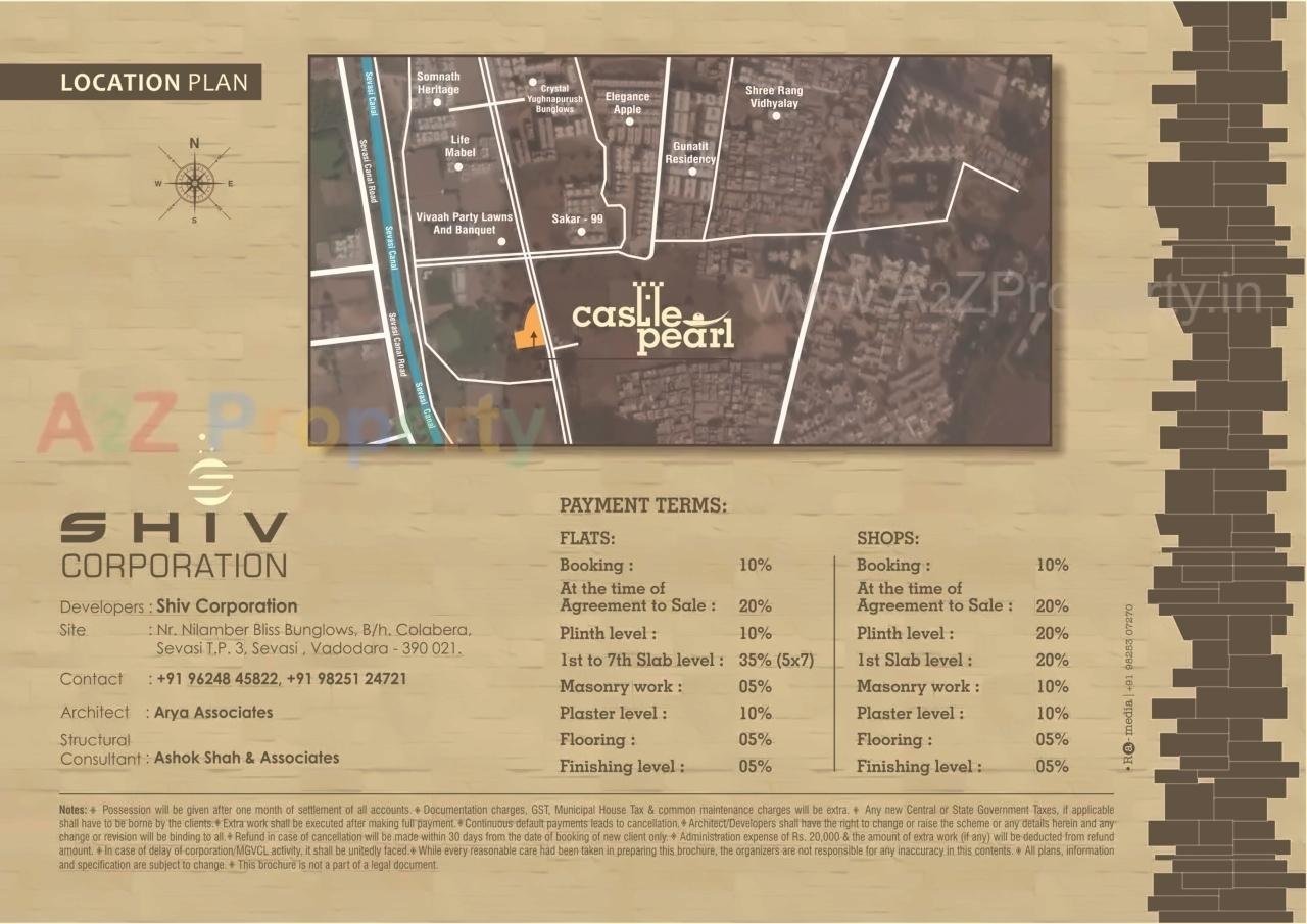  of real estate project Castle Pearl located at Sevasi, Vadodara, Gujarat