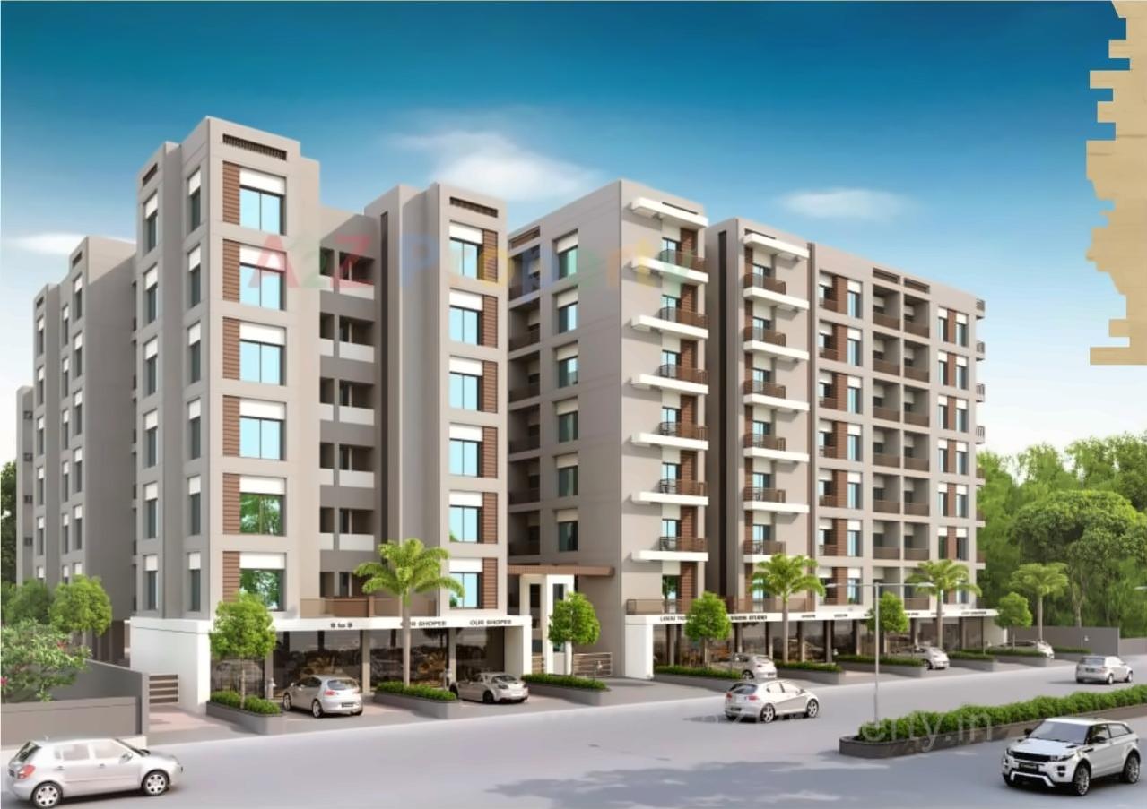 3D Elevation of real estate project Castle Pearl located at Sevasi, Vadodara, Gujarat