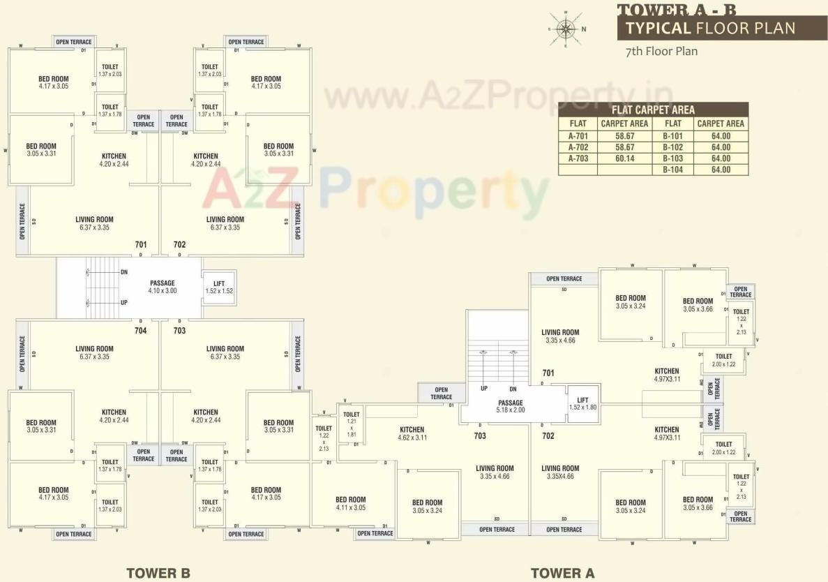 Layout of real estate project Castle Pearl located at Sevasi, Vadodara, Gujarat