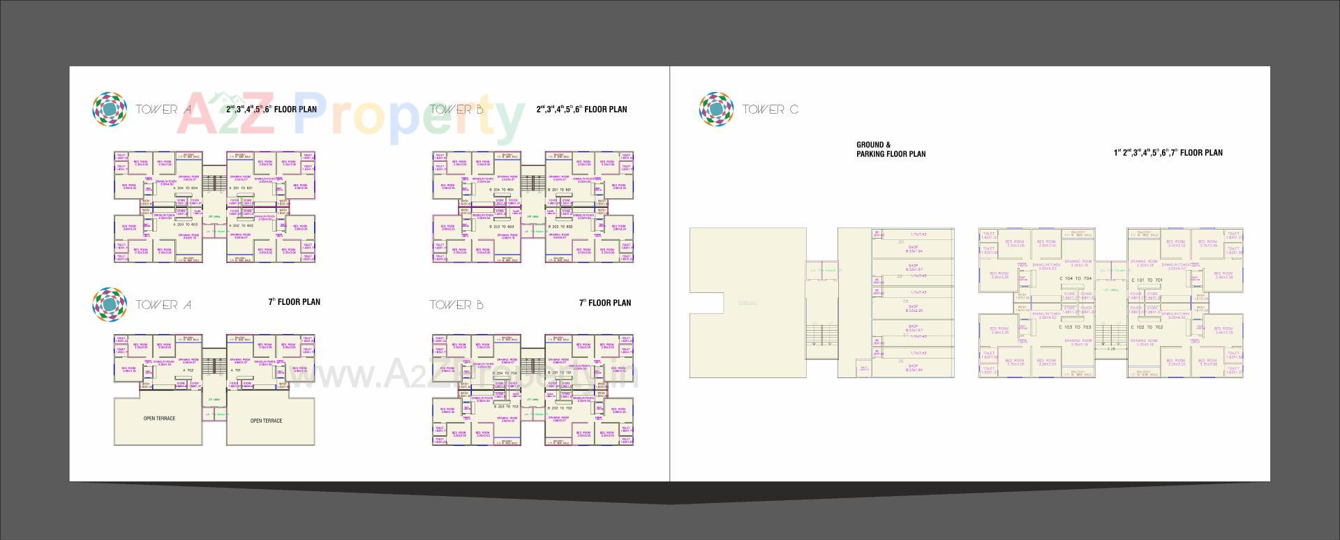 Layout of real estate project Celebration located at Bhayli, Vadodara, Gujarat