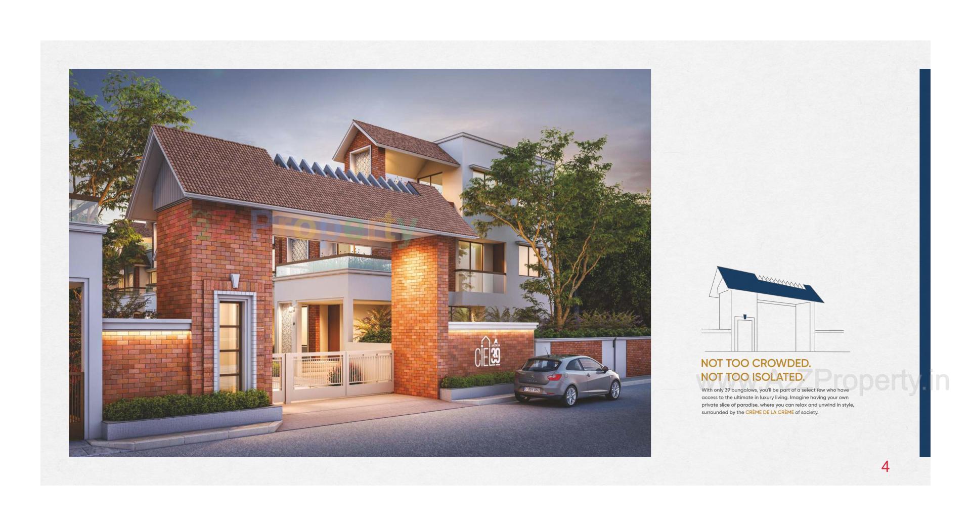 3D Elevation of real estate project Ciel located at Kalali, Vadodara, Gujarat