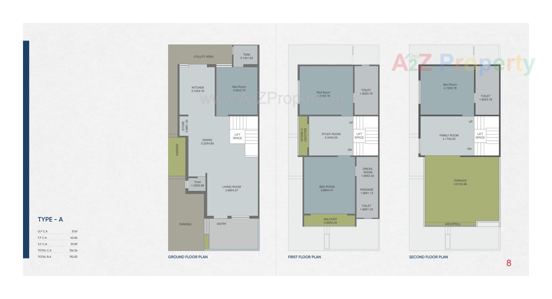 Layout of real estate project Ciel located at Kalali, Vadodara, Gujarat