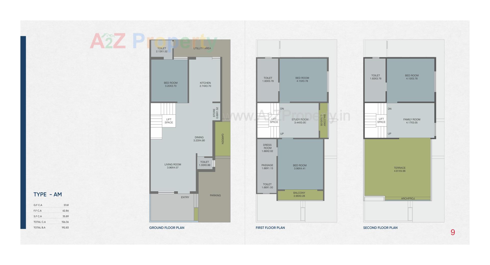 Layout of real estate project Ciel located at Kalali, Vadodara, Gujarat