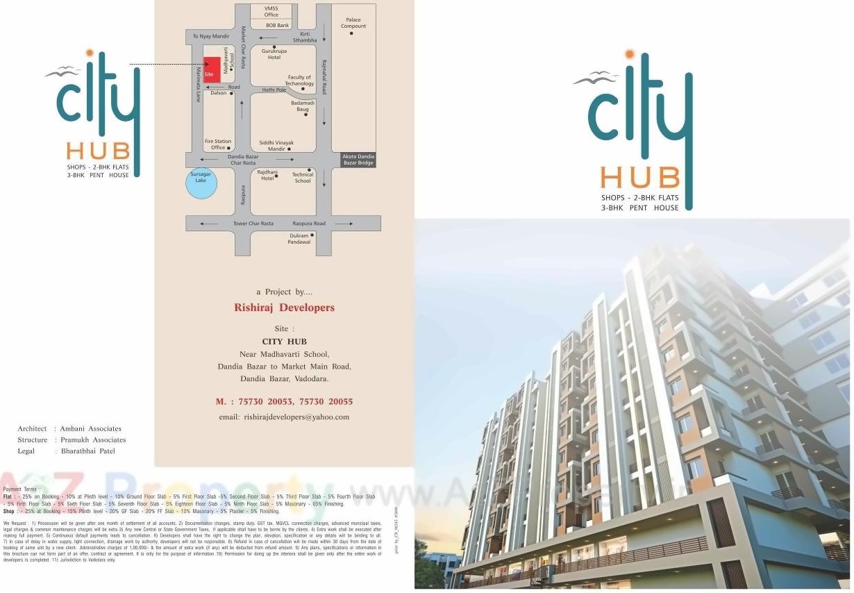  of real estate project City Hub located at Babajipura, Vadodara, Gujarat
