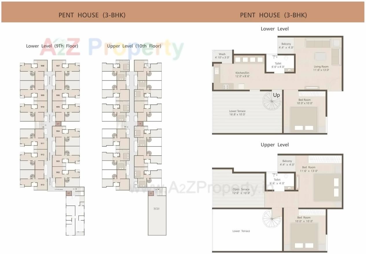 Layout of real estate project City Hub located at Babajipura, Vadodara, Gujarat