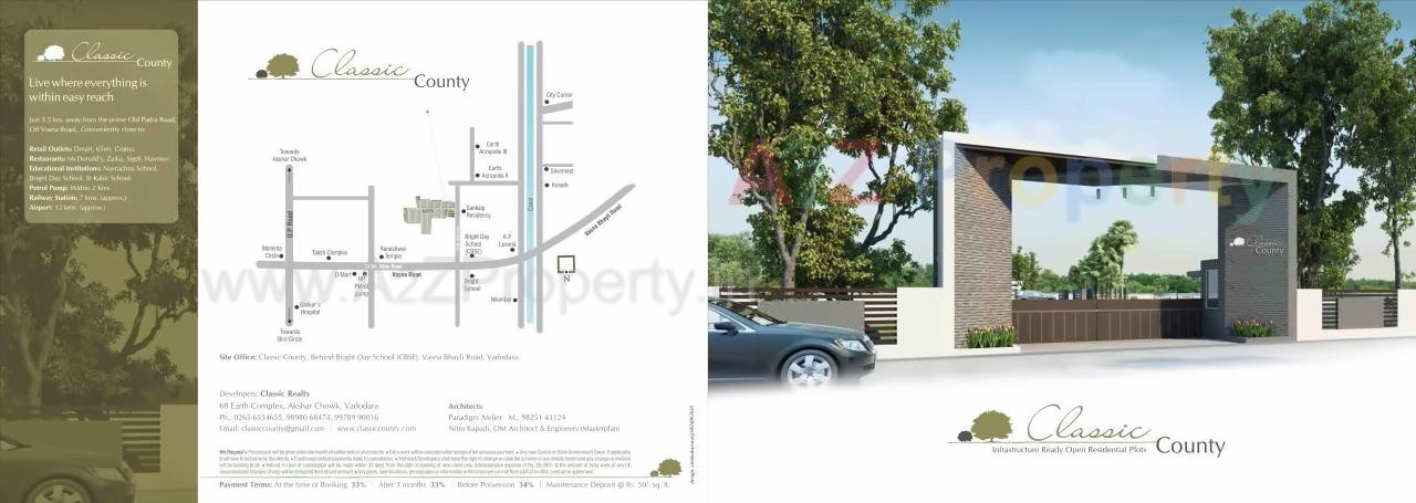 of real estate project Classic County located at Bhayli, Vadodara, Gujarat