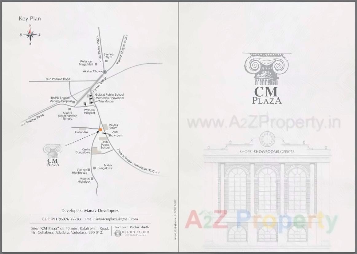  of real estate project Cm Plaza located at Atladara, Vadodara, Gujarat