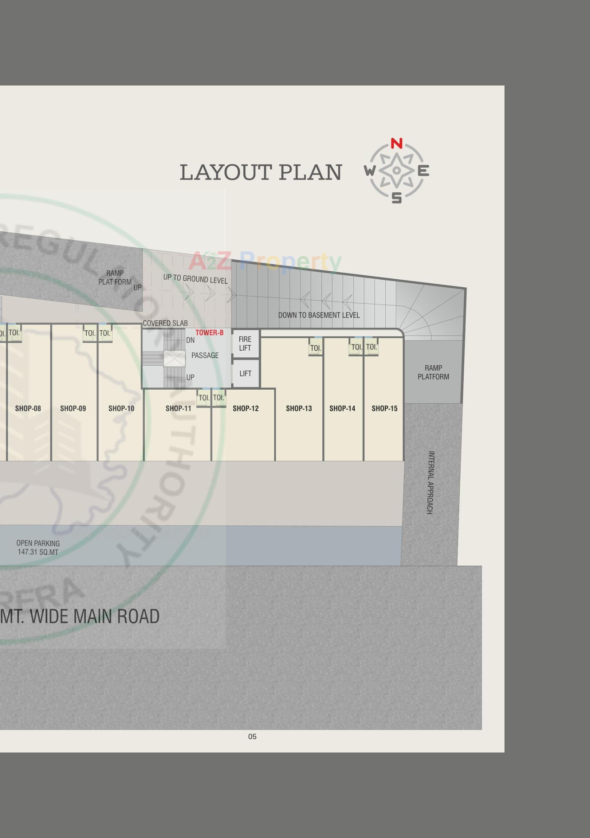 Layout of real estate project Coral located at Chhani, Vadodara, Gujarat