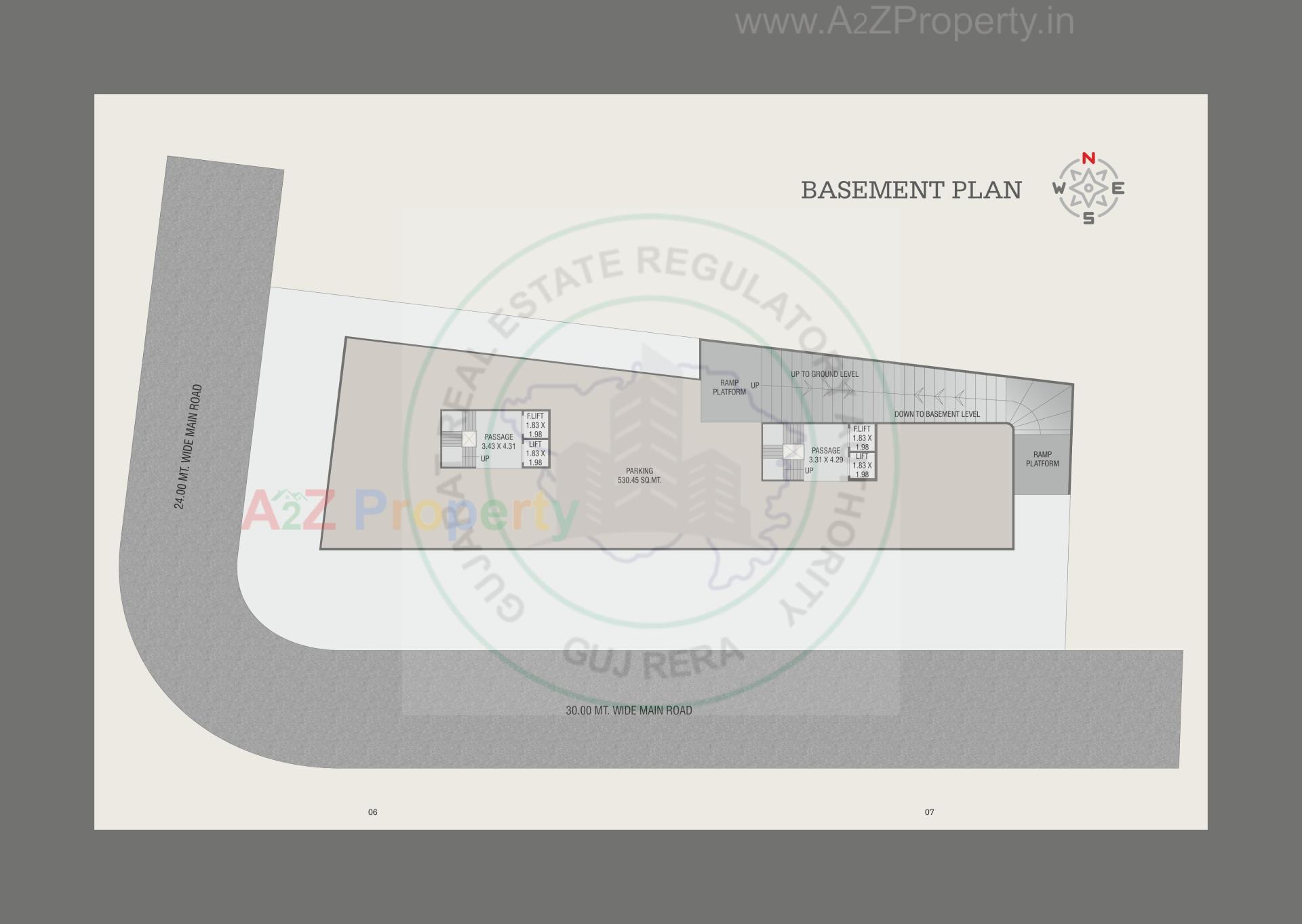 Layout of real estate project Coral located at Chhani, Vadodara, Gujarat