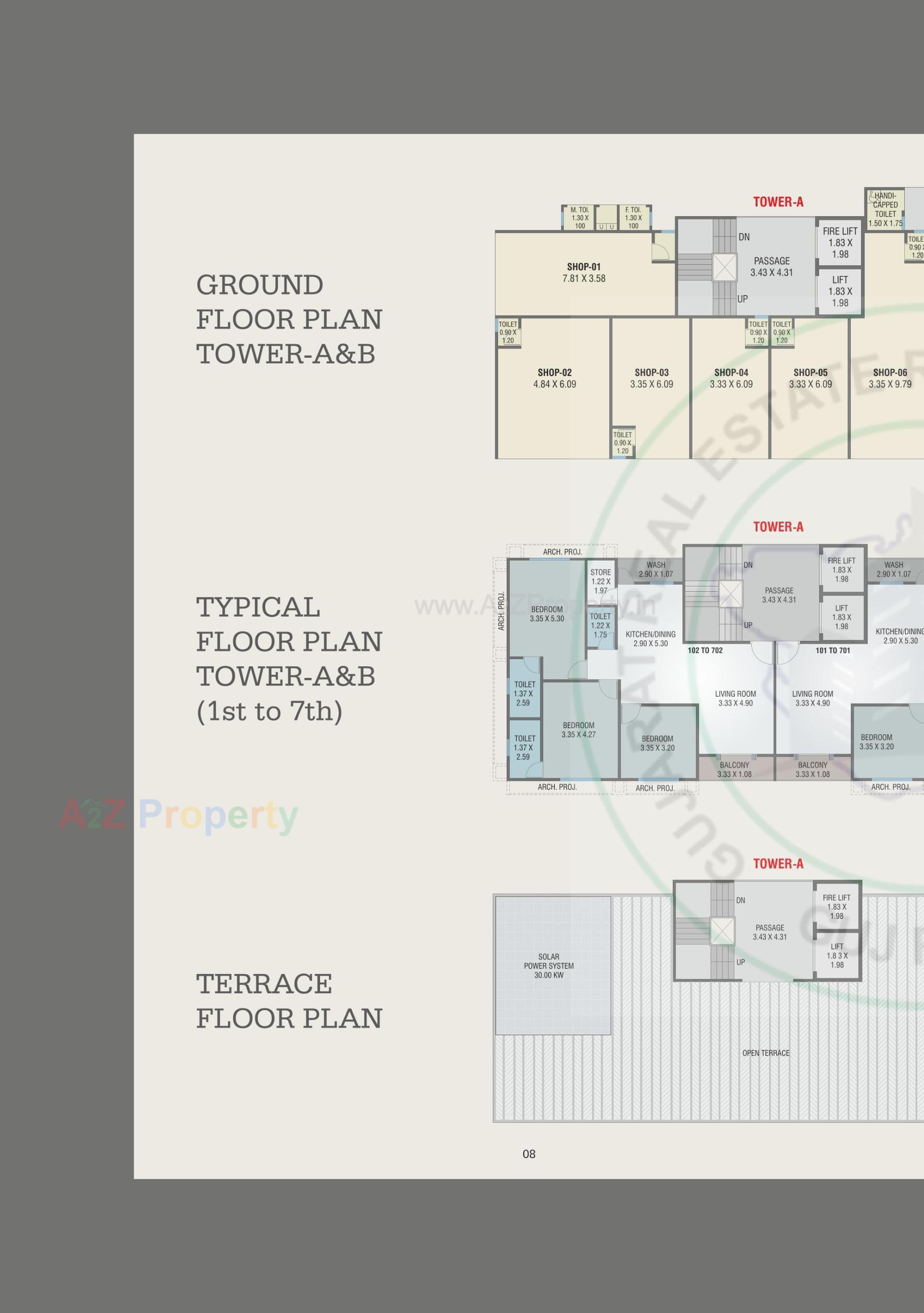 Layout of real estate project Coral located at Chhani, Vadodara, Gujarat