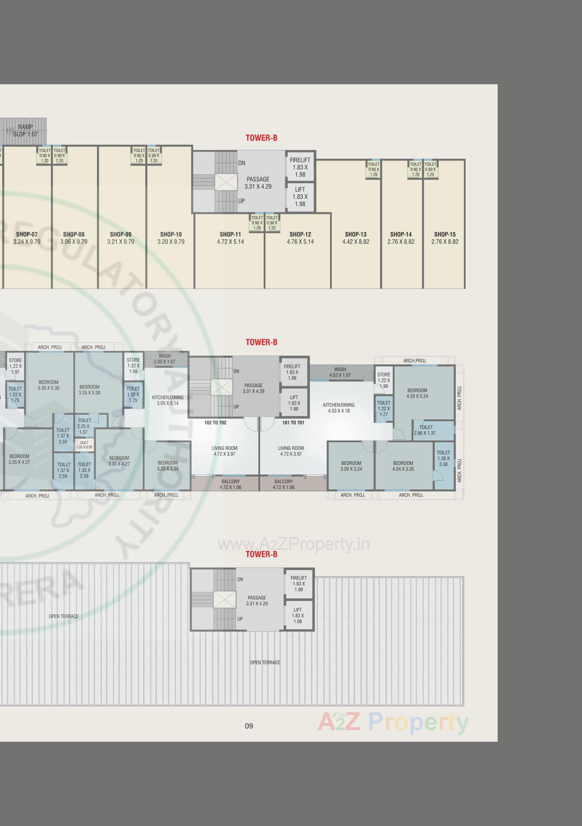 Layout of real estate project Coral located at Chhani, Vadodara, Gujarat