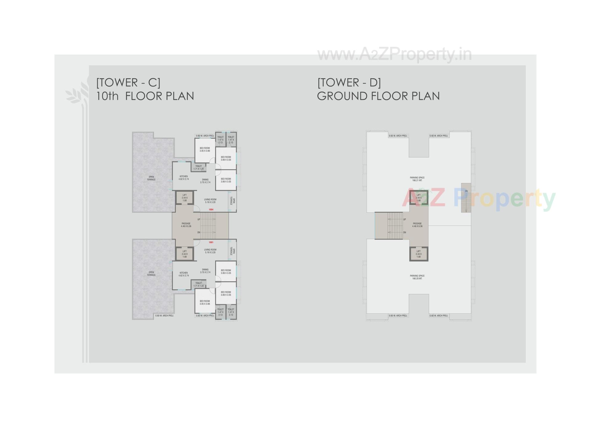 Layout of real estate project Courtyard 1 located at Sevasi, Vadodara, Gujarat
