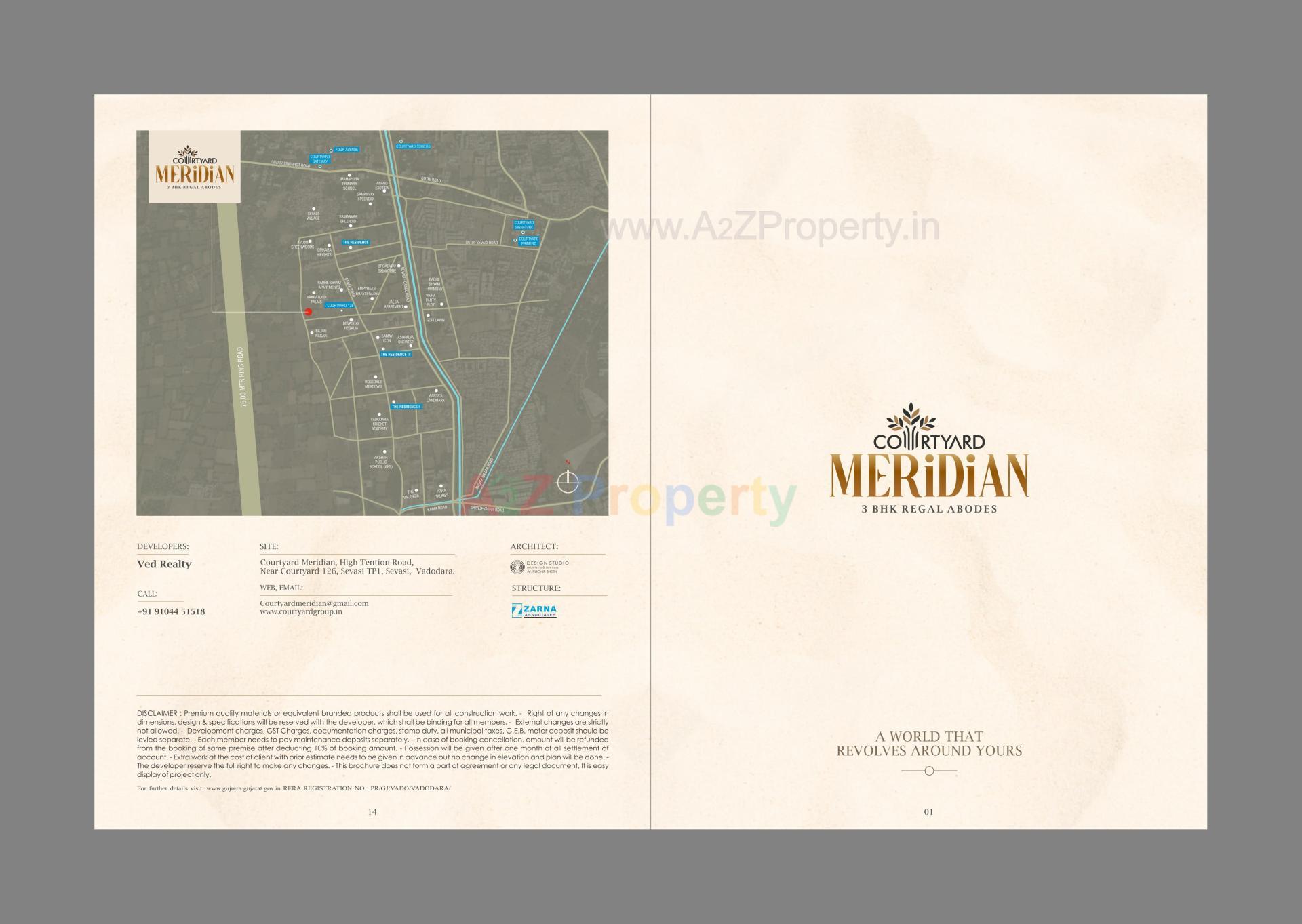  of real estate project Courtyard Meridian located at Sevasi, Vadodara, Gujarat
