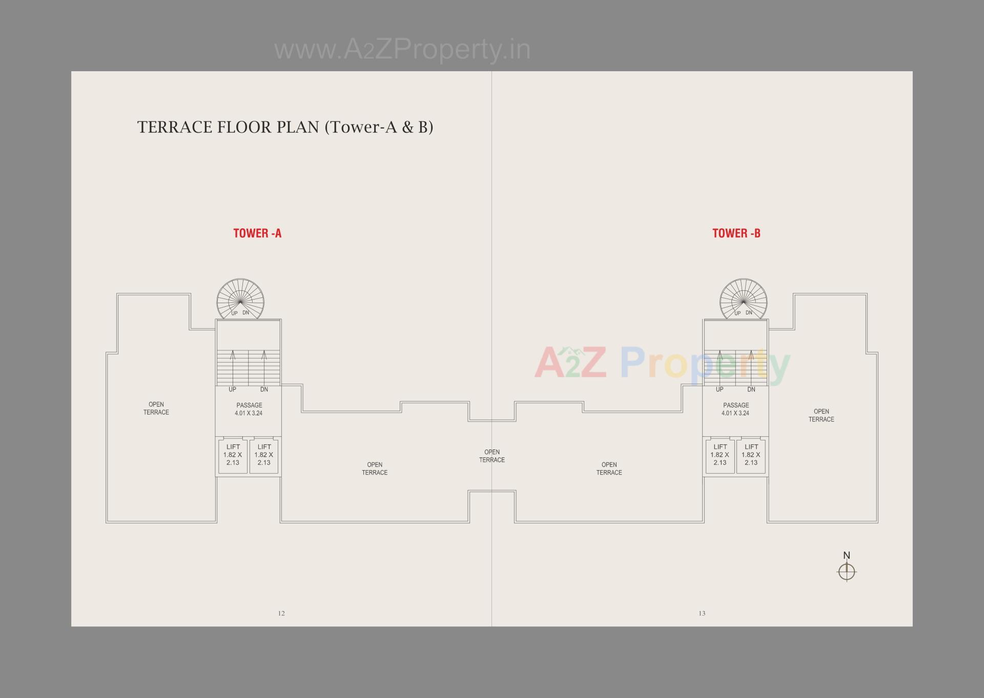 Layout of real estate project Courtyard Regalia located at Bhayli, Vadodara, Gujarat