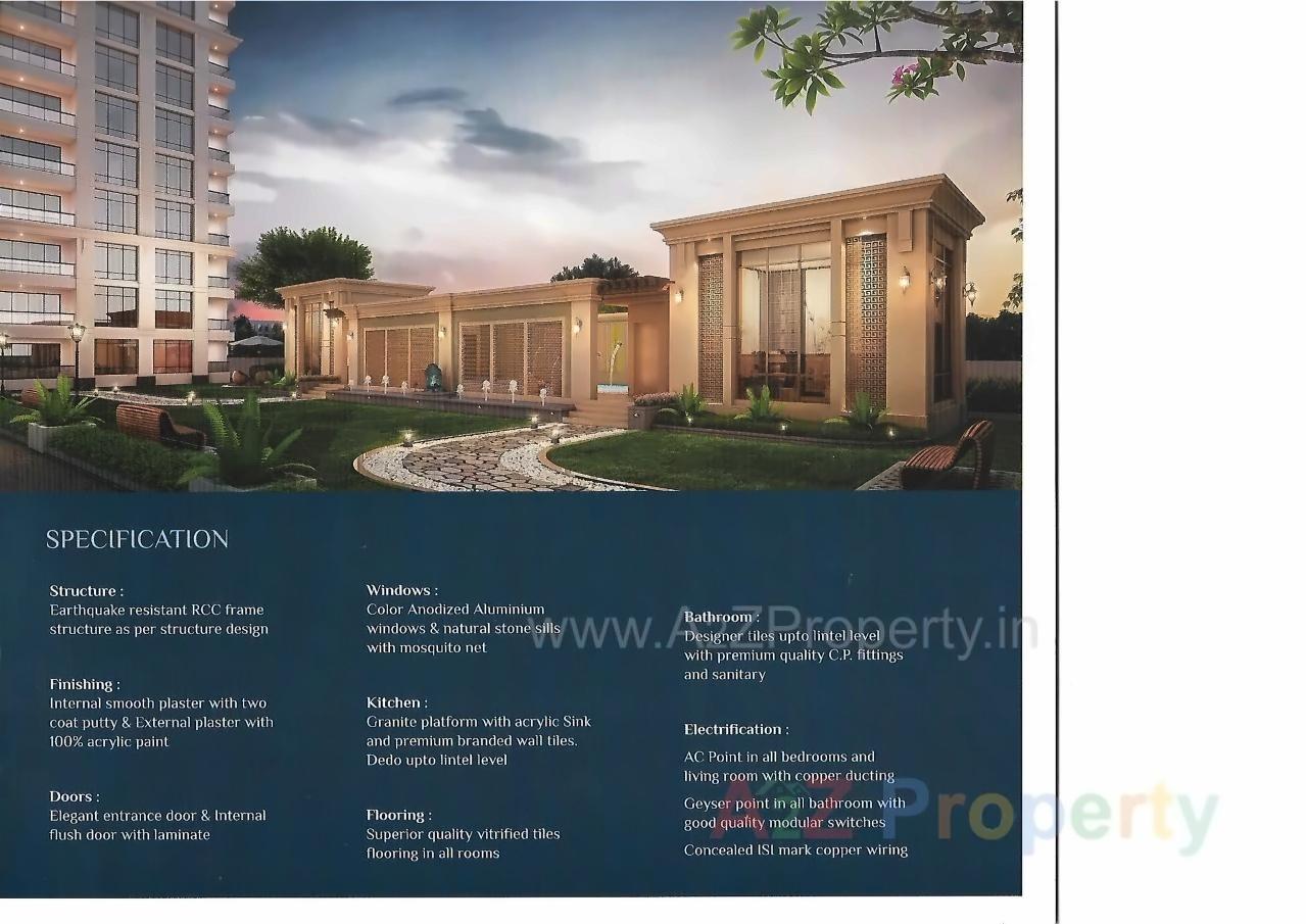 3D Elevation of real estate project Courtyard Towers located at Sevasi, Vadodara, Gujarat