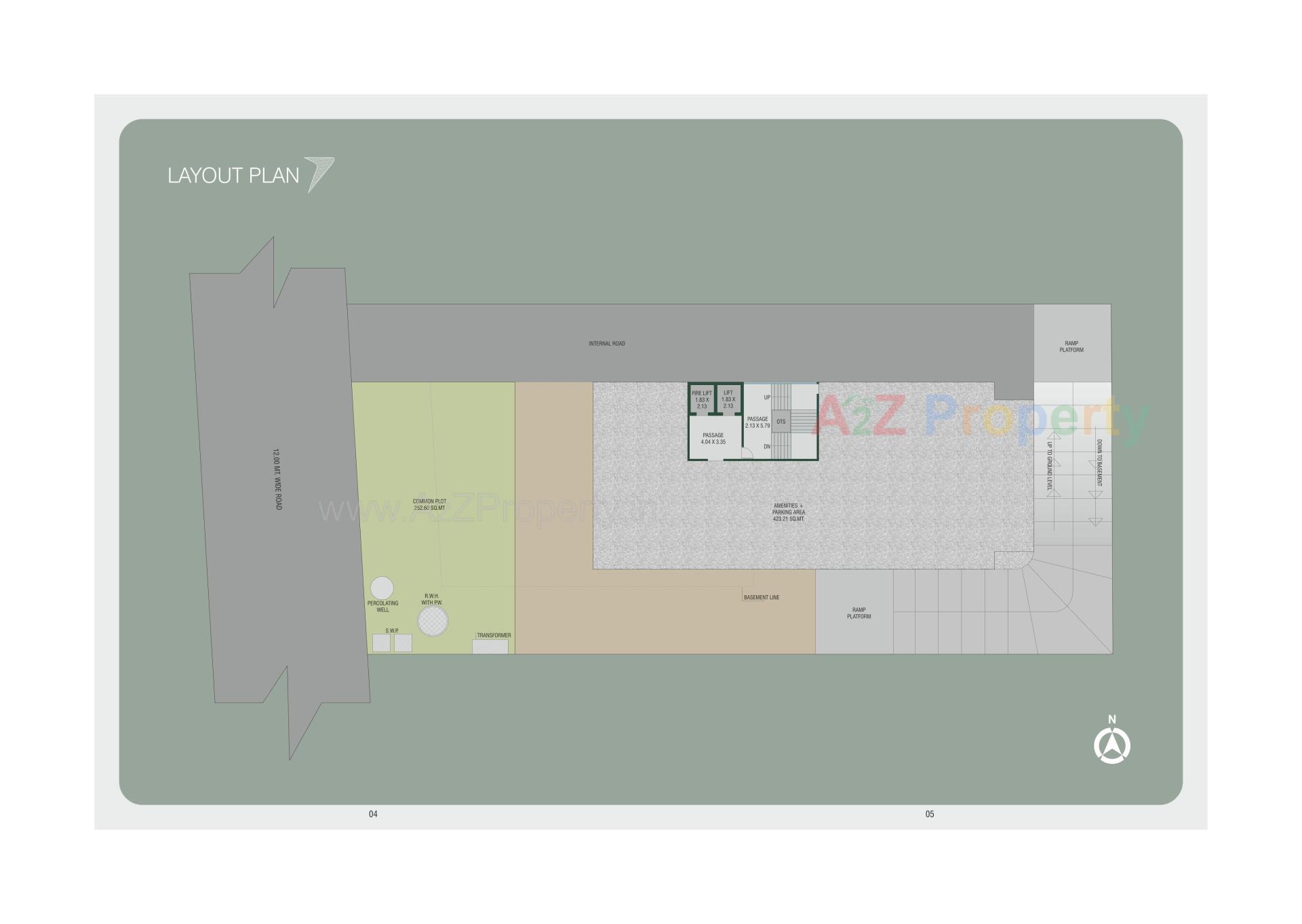 Layout of real estate project Crest   X located at Bhayli, Vadodara, Gujarat