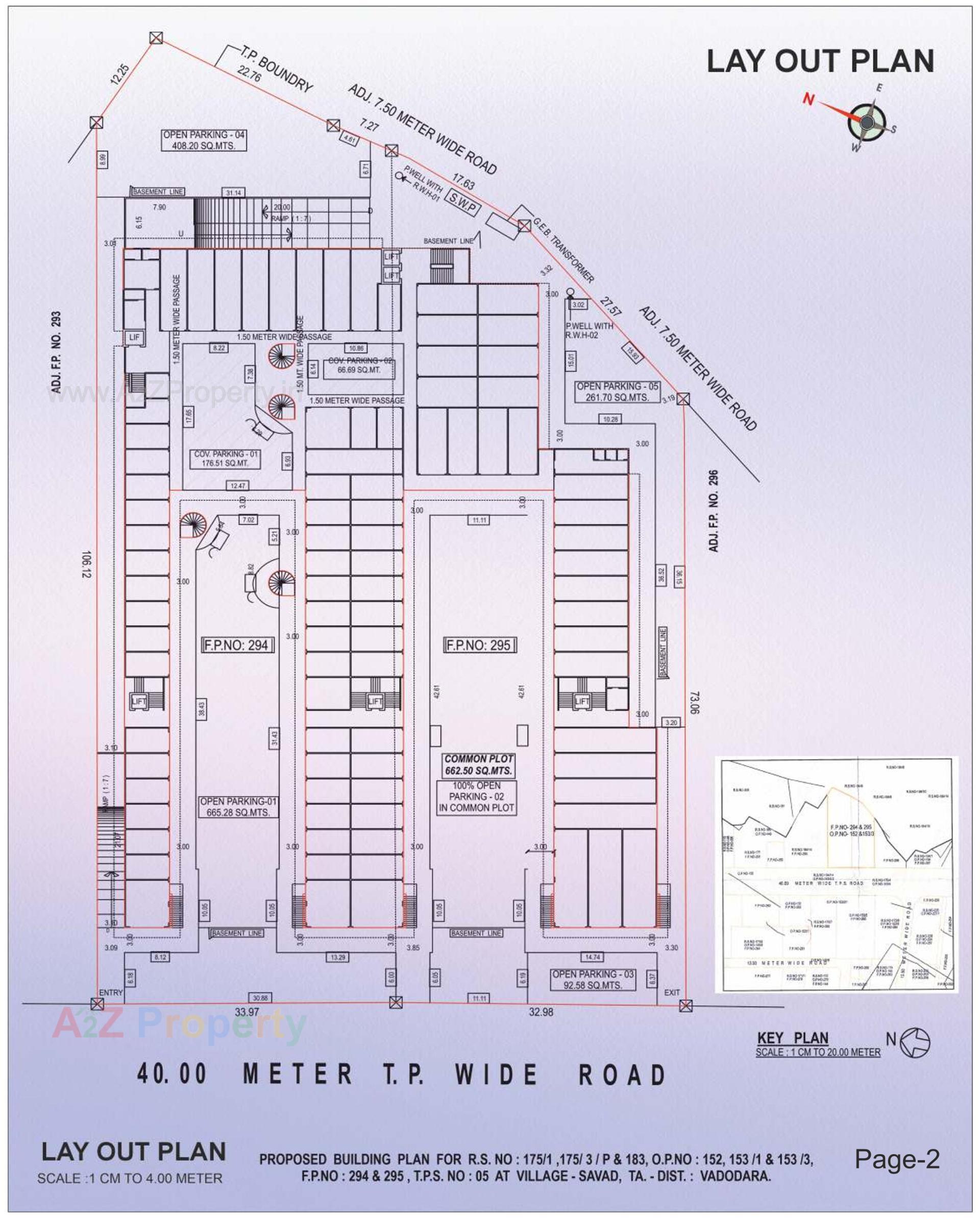Layout of real estate project Crystal Pramukh  Hub located at Savad, Vadodara, Gujarat