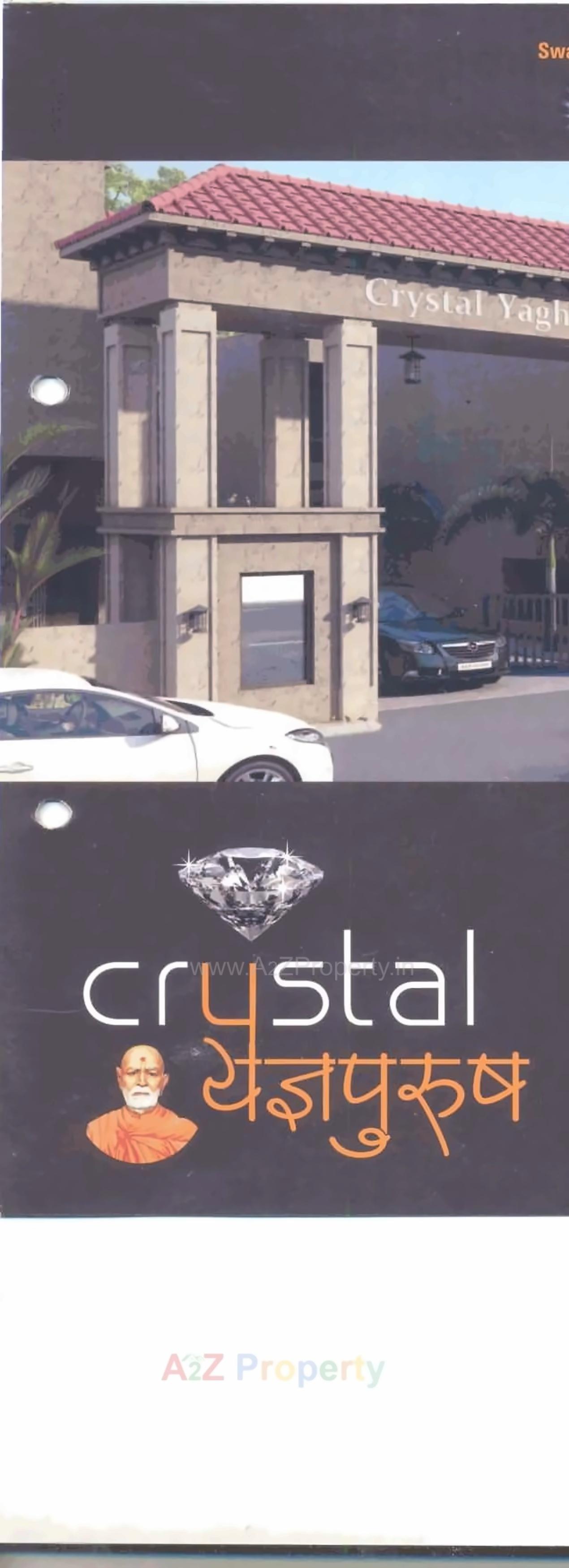 3D Elevation of real estate project Crystal Yaghnapurush located at Gotri, Vadodara, Gujarat