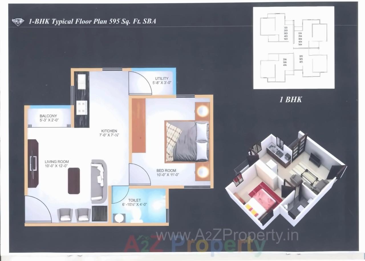 Layout of real estate project Crystal Yaghnapurush located at Gotri, Vadodara, Gujarat
