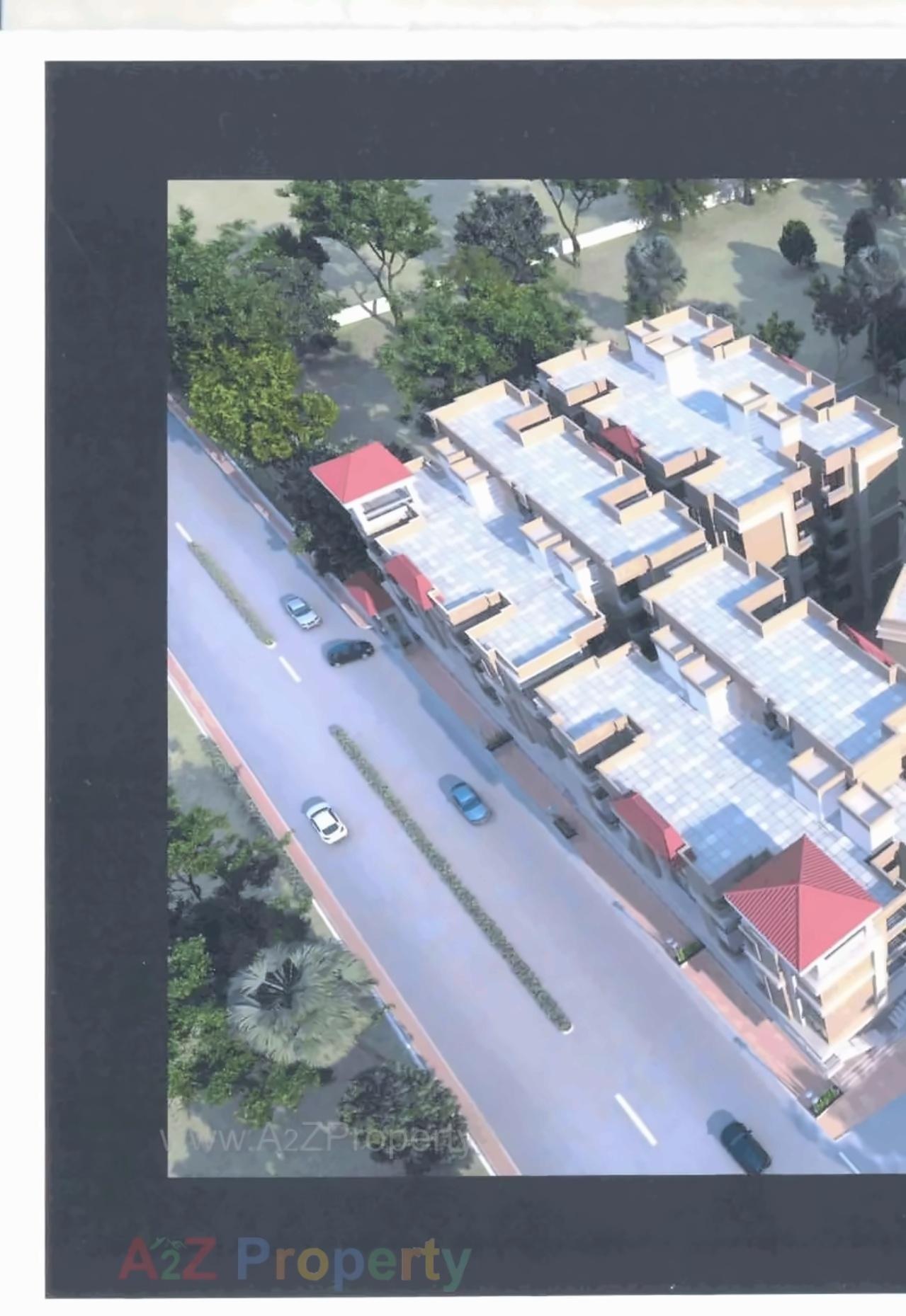 3D Elevation of real estate project Crystal Yaghnapurush located at Gotri, Vadodara, Gujarat