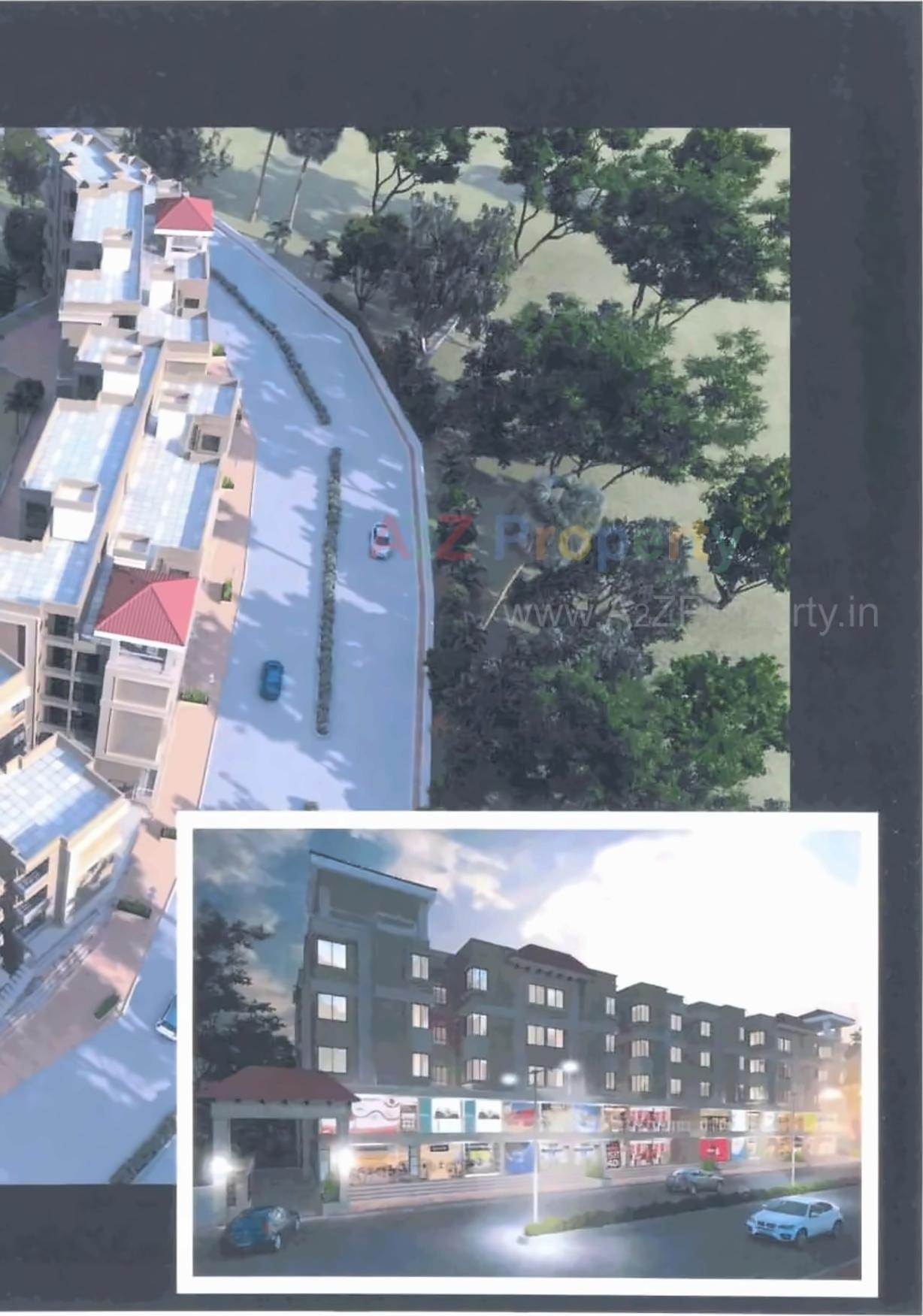 3D Elevation of real estate project Crystal Yaghnapurush located at Gotri, Vadodara, Gujarat