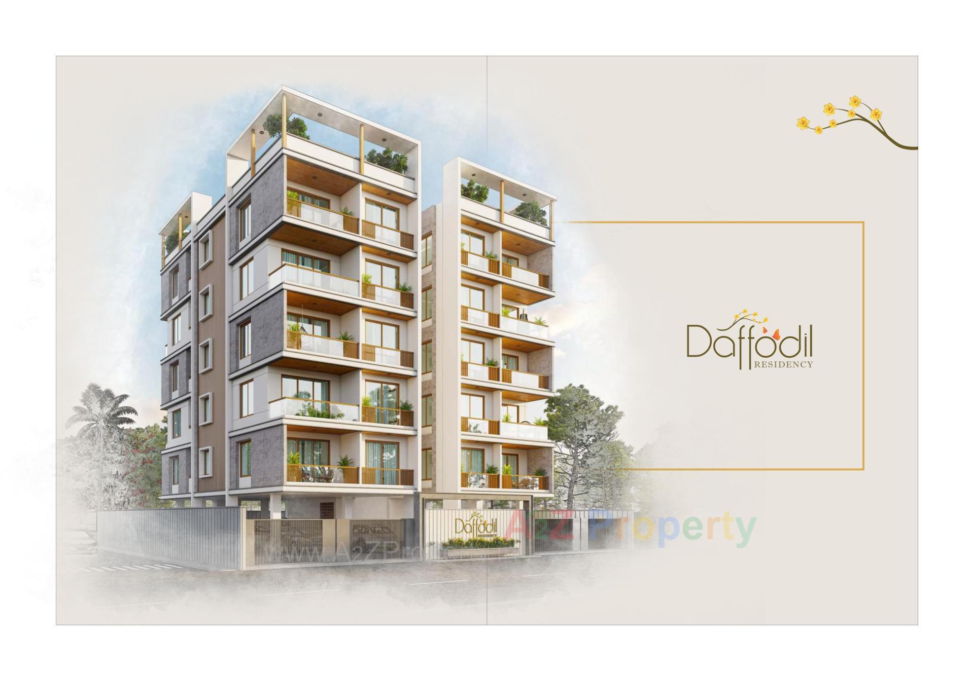 3D Elevation of real estate project Daffodil Residency located at Sama, Vadodara, Gujarat
